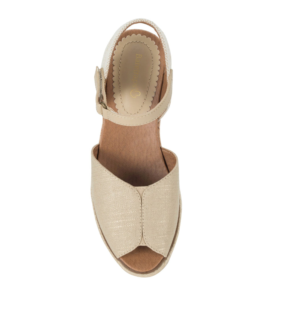 Odetta Espadrille Wedge Sandal Light Gold - Women