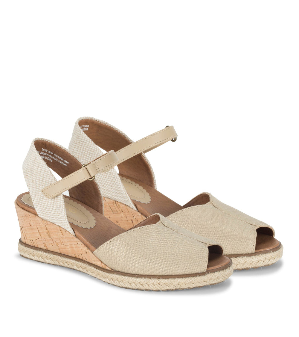 Odetta Espadrille Wedge Sandal Light Gold - Women