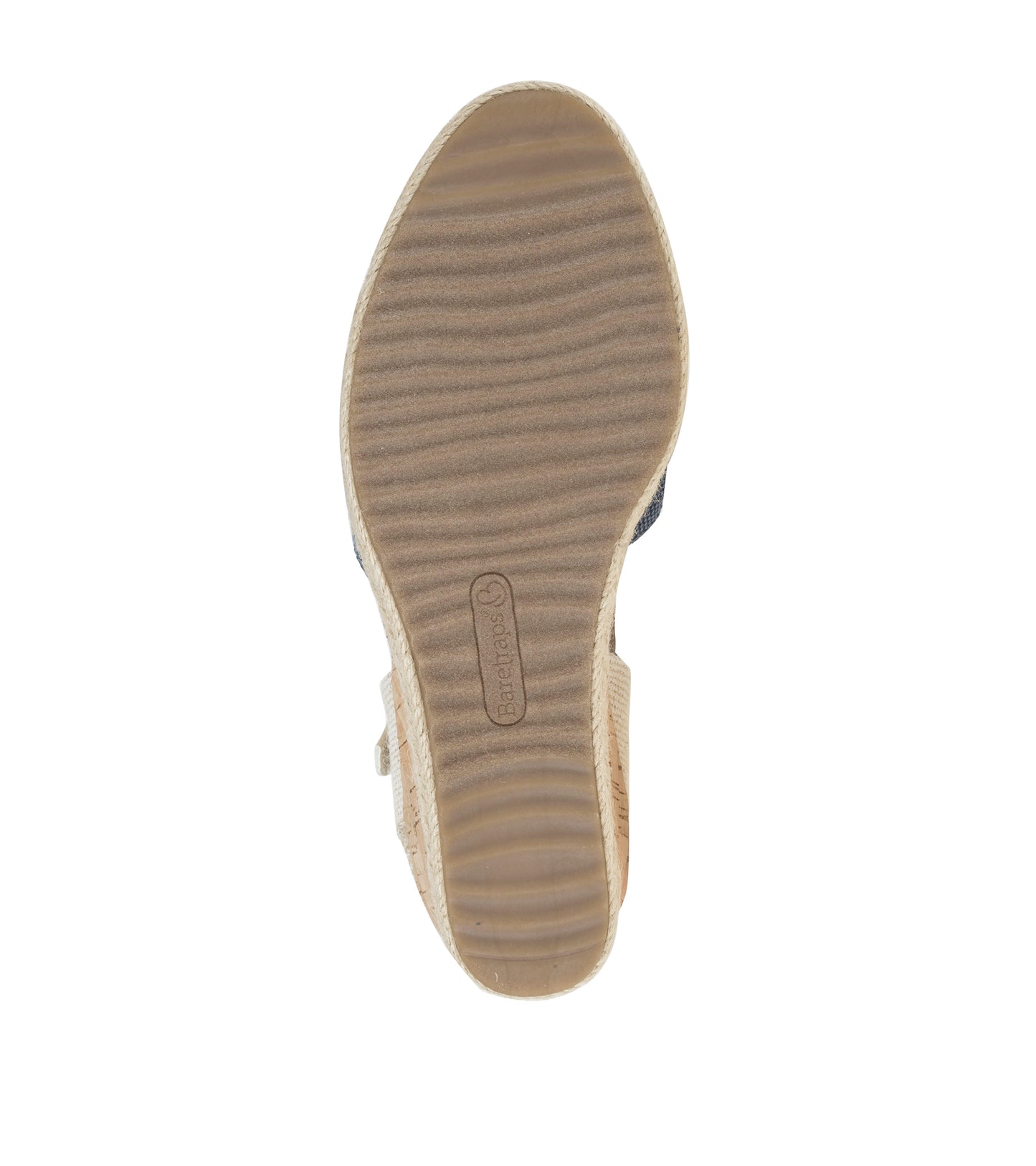 Odetta Espadrille Wedge Sandal Navy Blue Canvas - Women