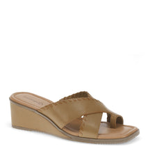 Paige Wedge Sandal Caramel - Women