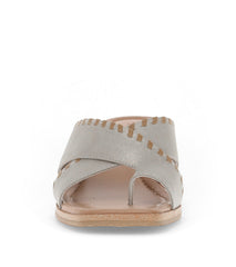 Paige Wedge Sandal Champagne Canvas - Women