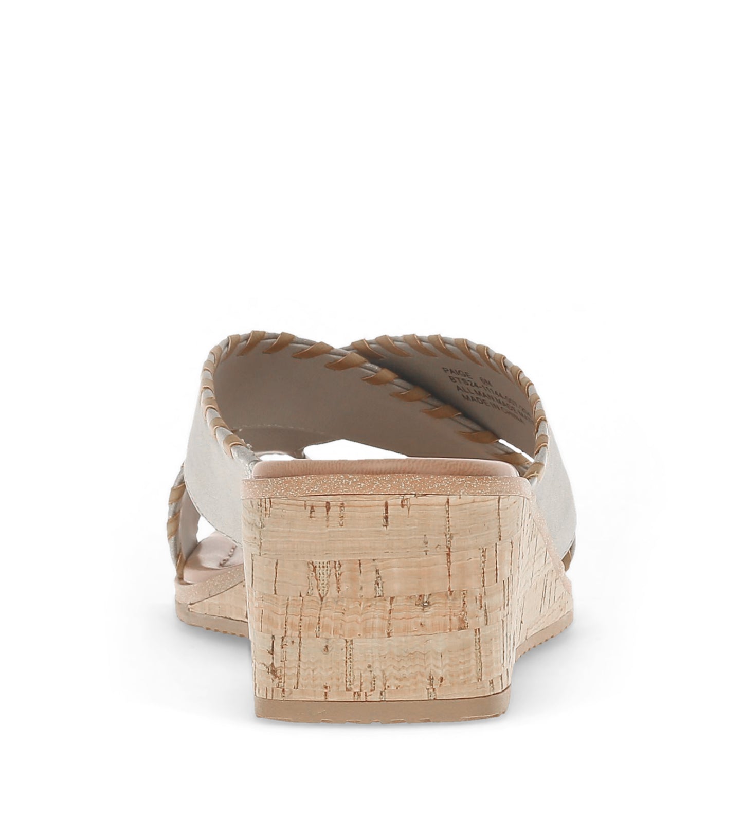 Paige Wedge Sandal Champagne Canvas - Women