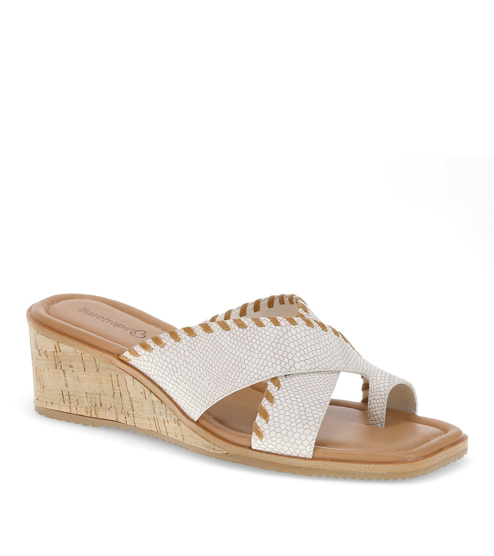 Paige Wedge Sandal Cream - Women