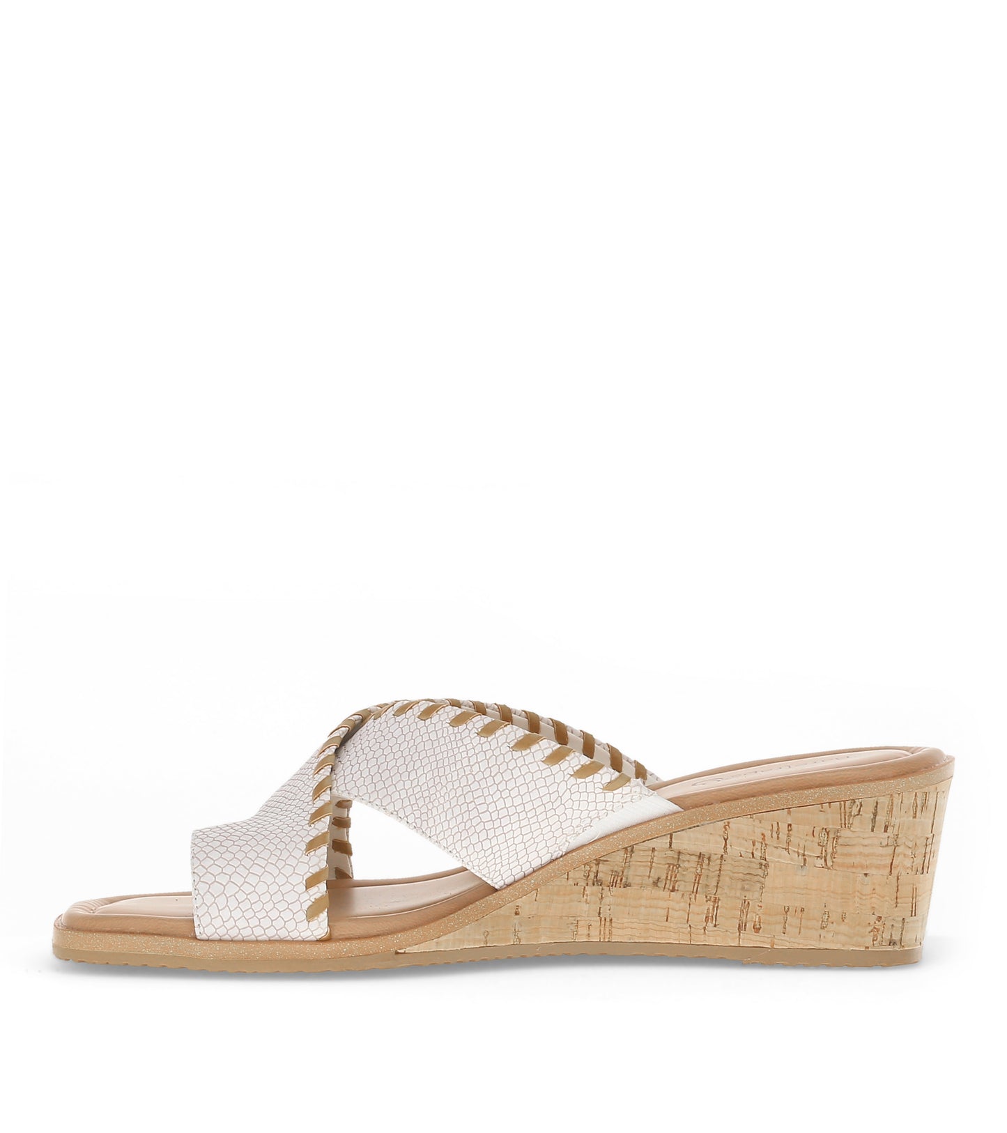 Paige Wedge Sandal Cream - Women