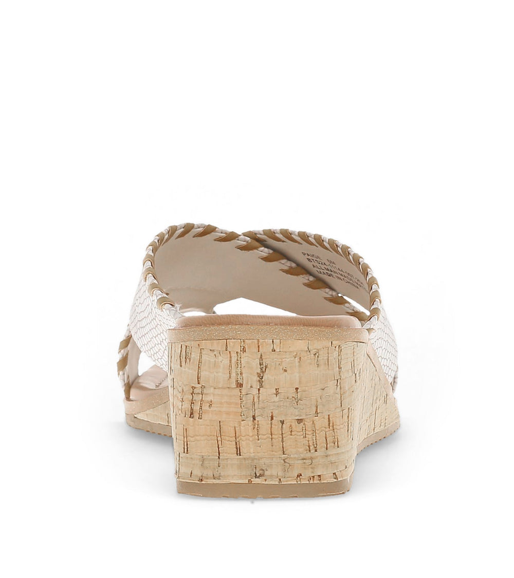 Paige Wedge Sandal Cream - Women