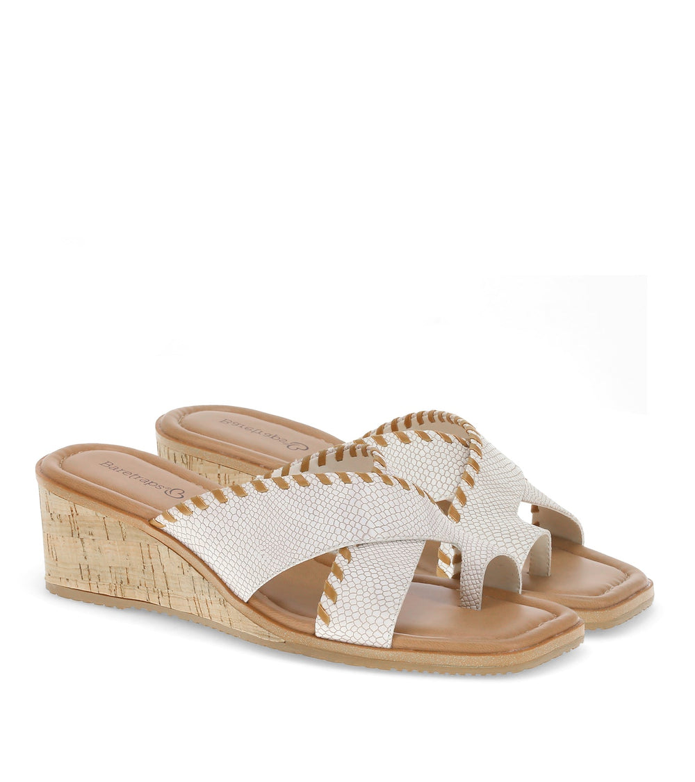 Paige Wedge Sandal Cream - Women