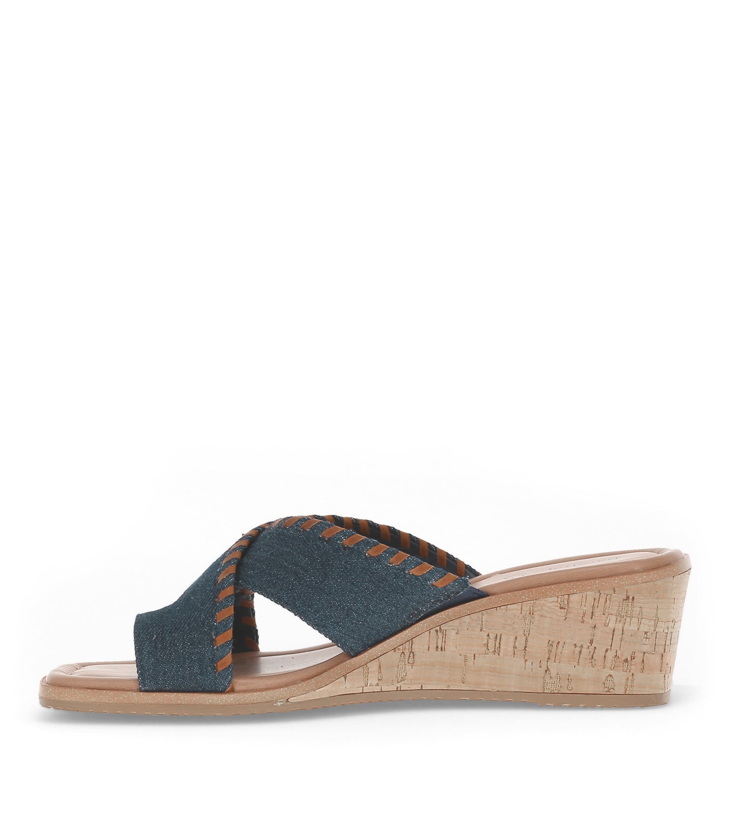 Paige Wedge Sandal Dark Denim - Women