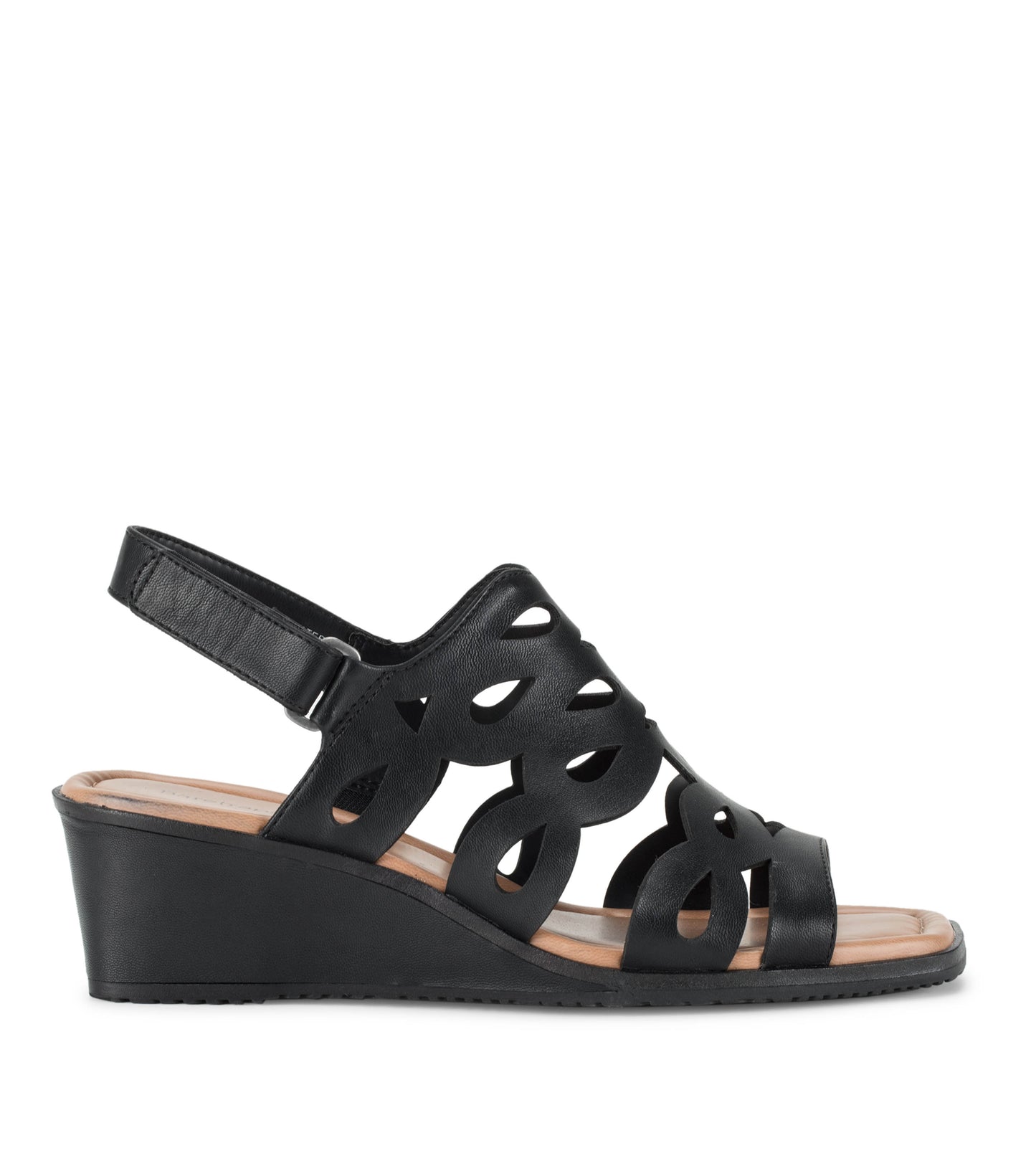 Pearl Wedge Sandal Black - Women