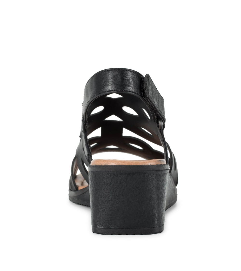Pearl Wedge Sandal Black - Women