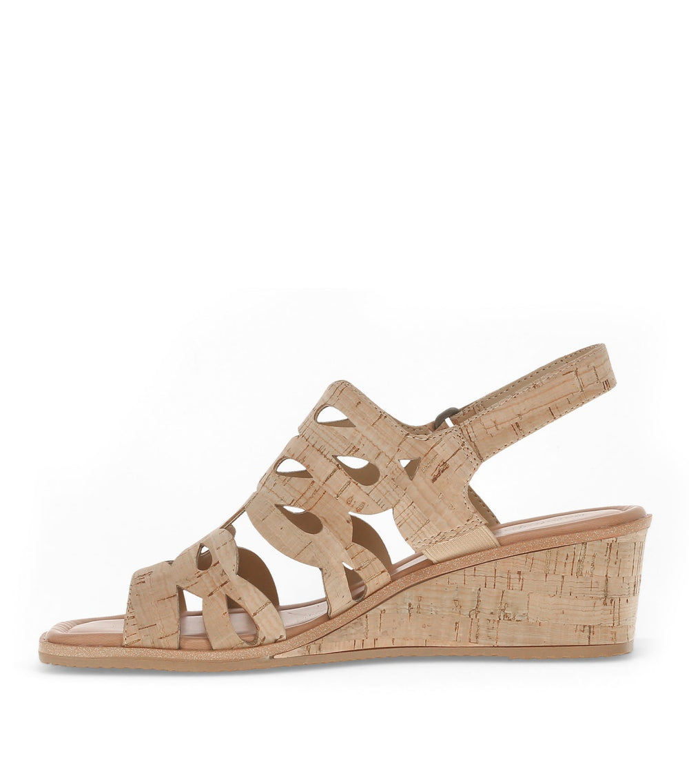 Pearl Wedge Sandal Natural Cork - Women