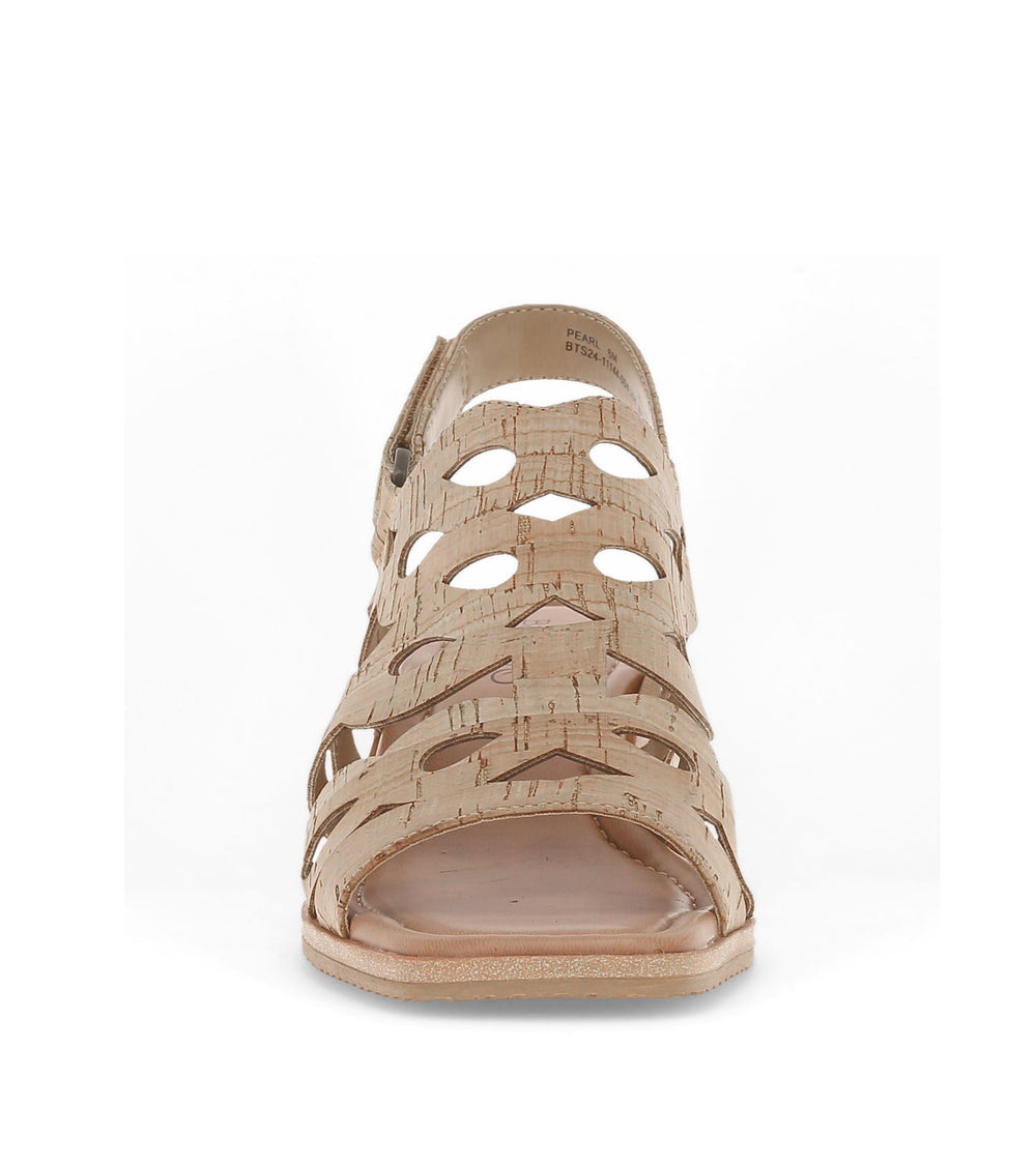Pearl Wedge Sandal Natural Cork - Women
