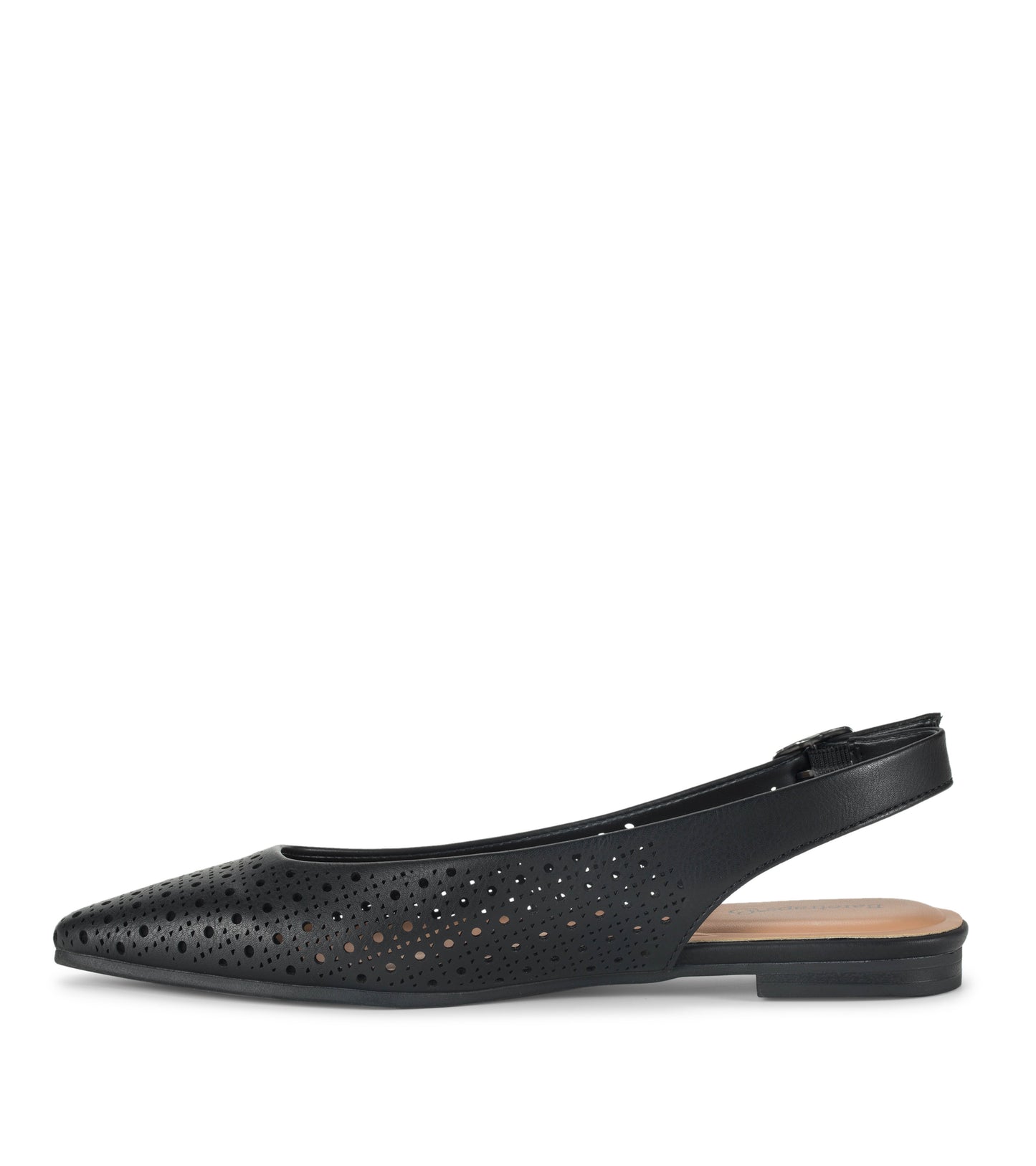 Riva Slingback Flat Black - Women
