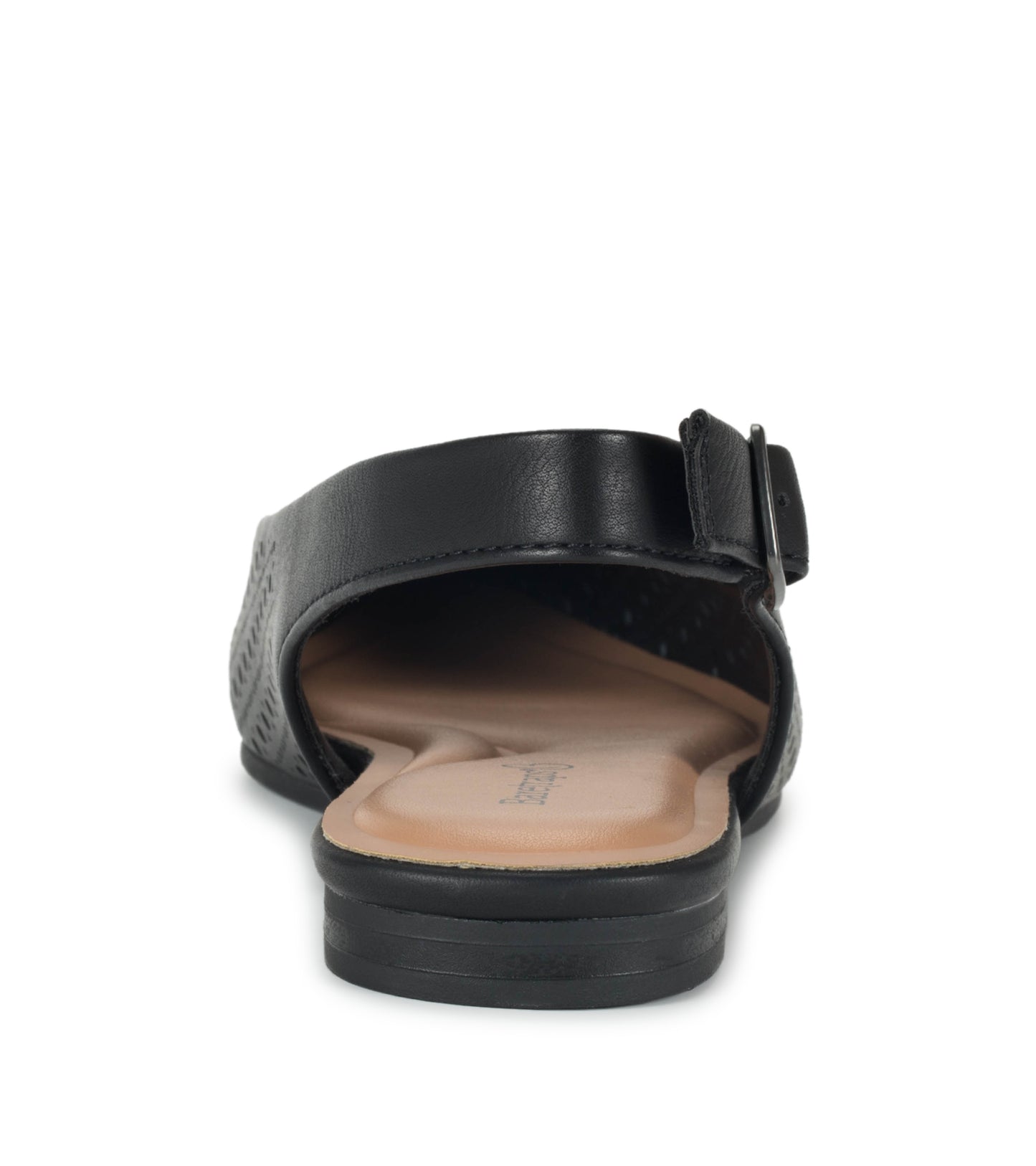 Riva Slingback Flat Black - Women