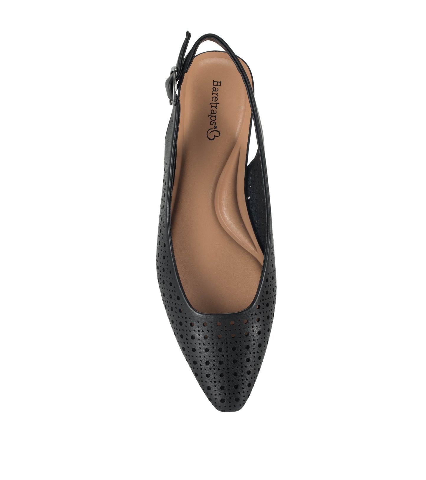 Riva Slingback Flat Black - Women