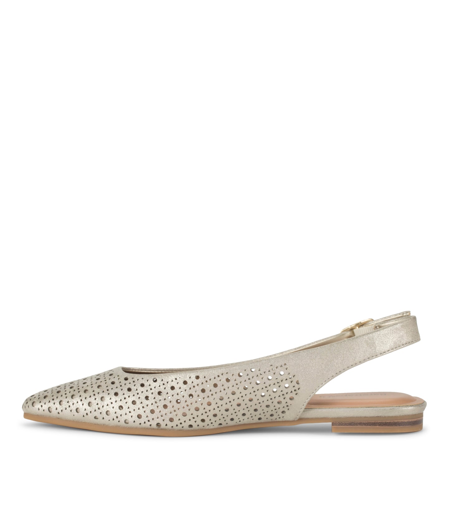 Riva Slingback Flat Champagne - Women