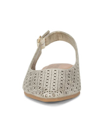 Riva Slingback Flat Champagne - Women