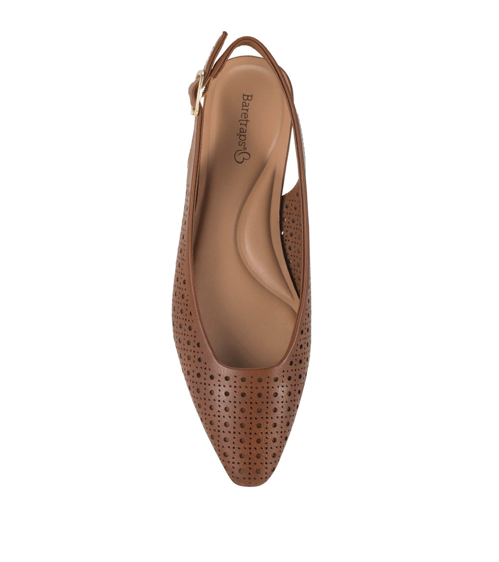 Riva Slingback Flat Dark Beechnut - Women