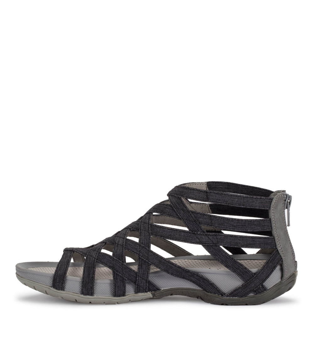 Samina Sandal Black/Grey - Women