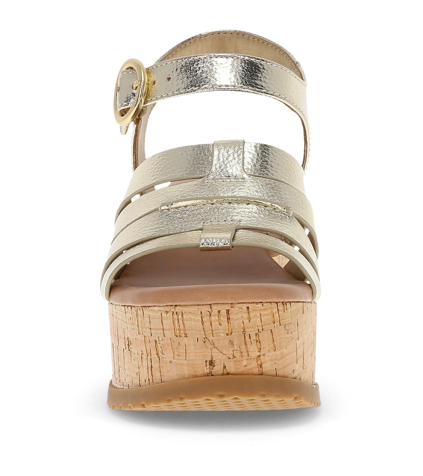 Savannah Wedge Sandal Light Gold - Women