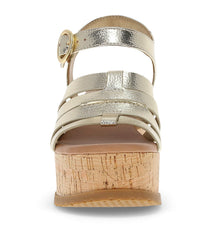 Savannah Wedge Sandal Light Gold - Women