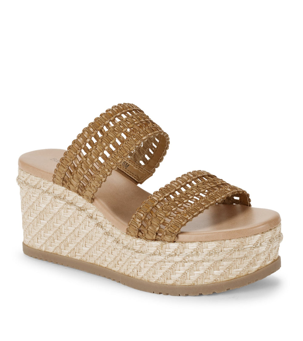 Sophie Wedge Sandal Caramel - Women
