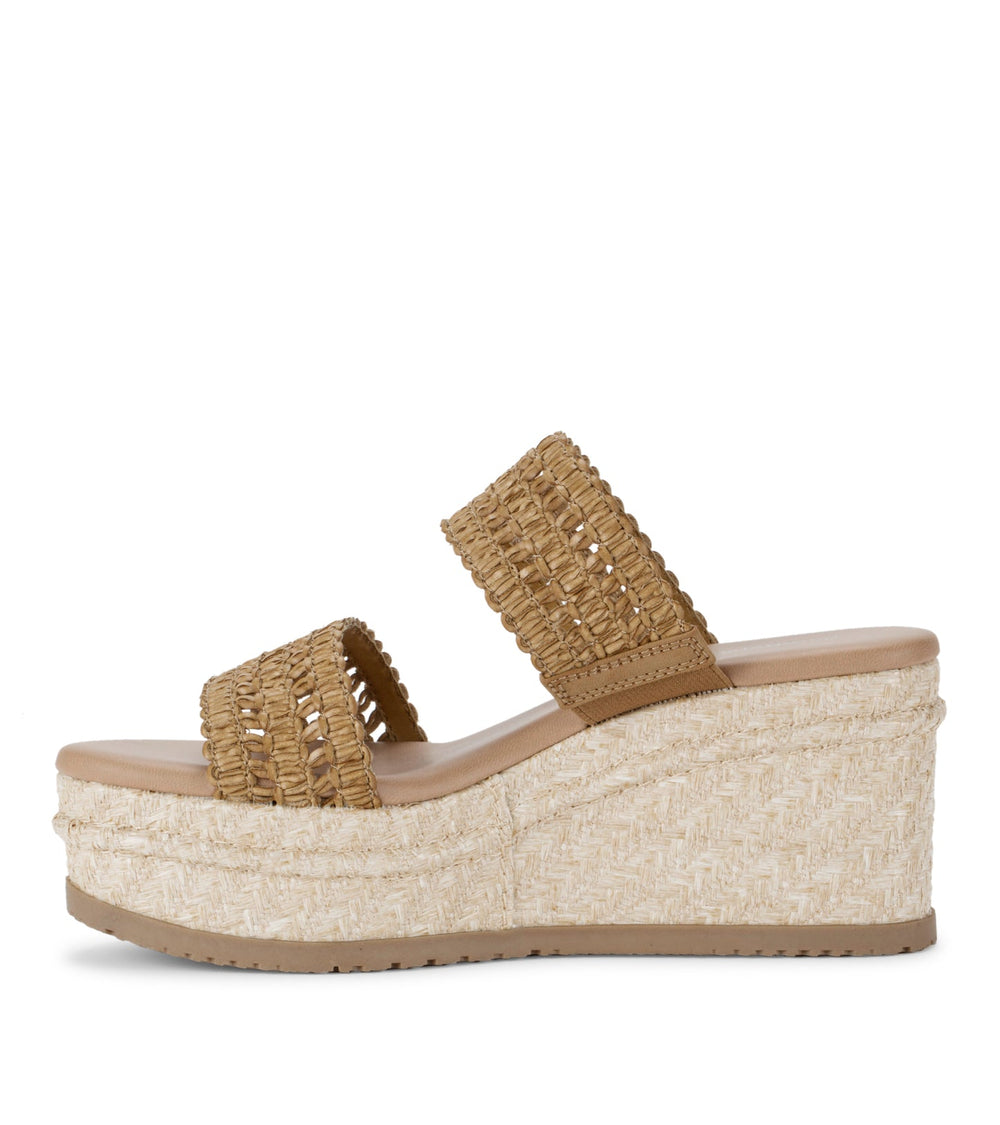 Sophie Wedge Sandal Caramel - Women