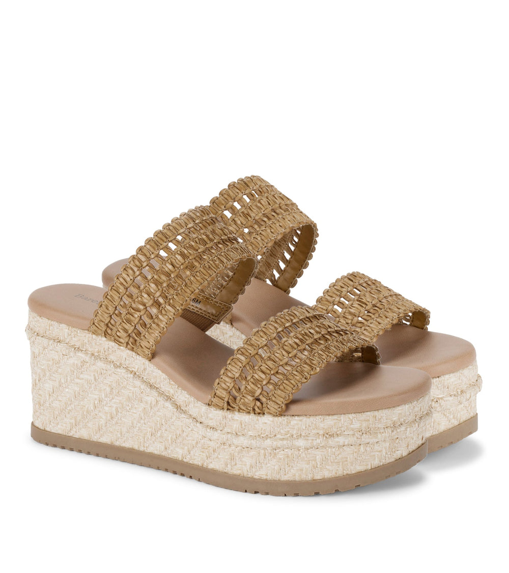 Sophie Wedge Sandal Caramel - Women