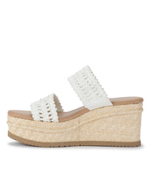 Sophie Wedge Sandal White - Women