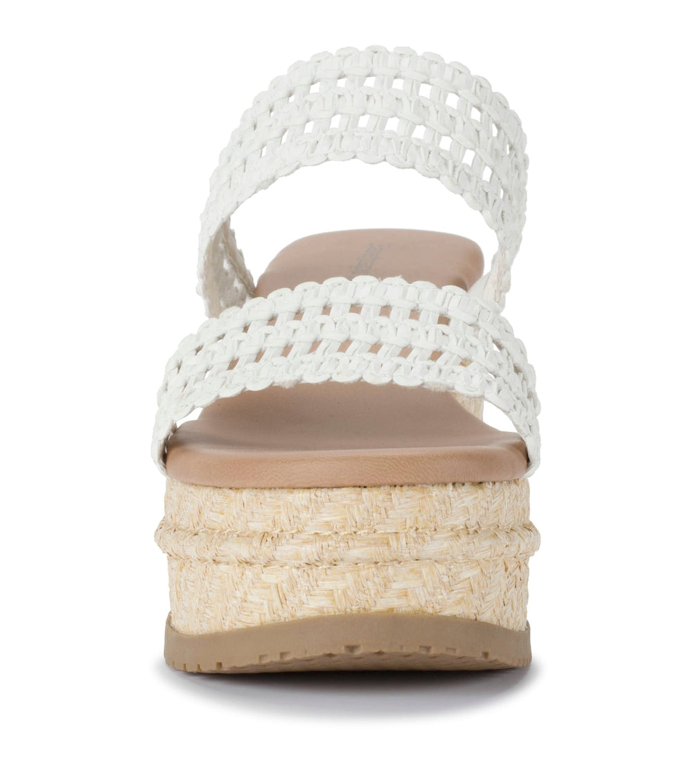 Sophie Wedge Sandal White - Women