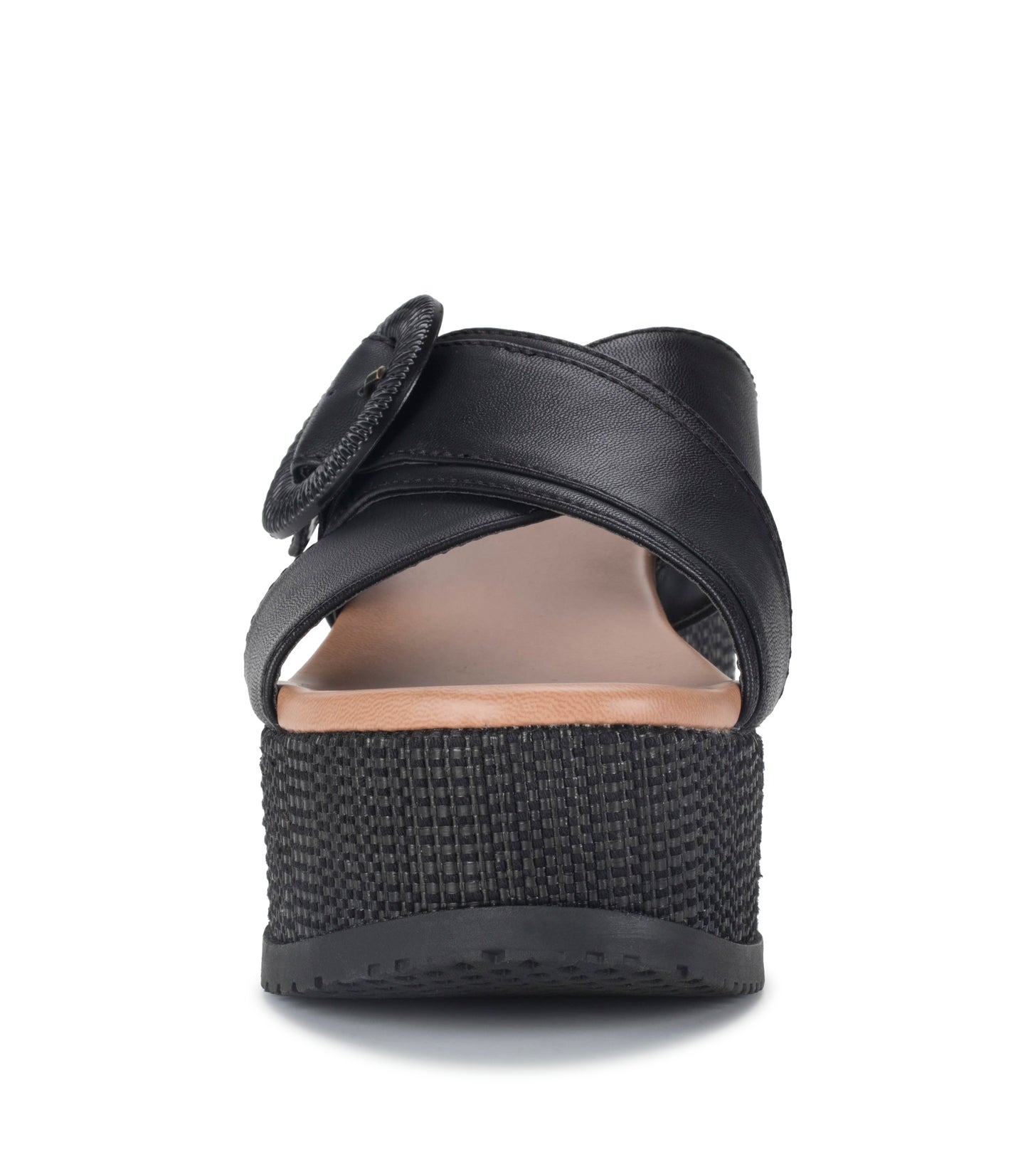 Sydney Wedge Sandal Black - Women