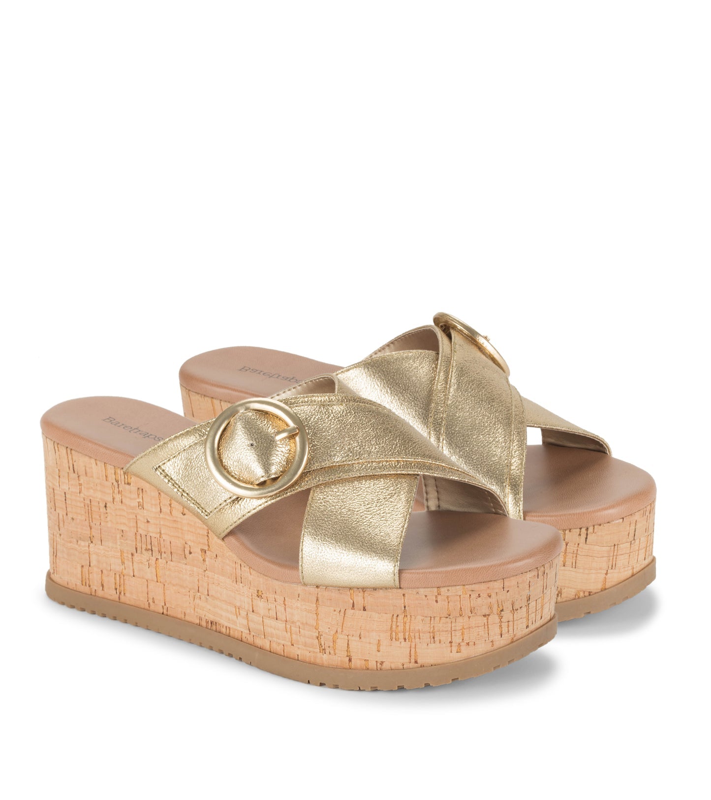 Sydney Wedge Sandal Gold - Women