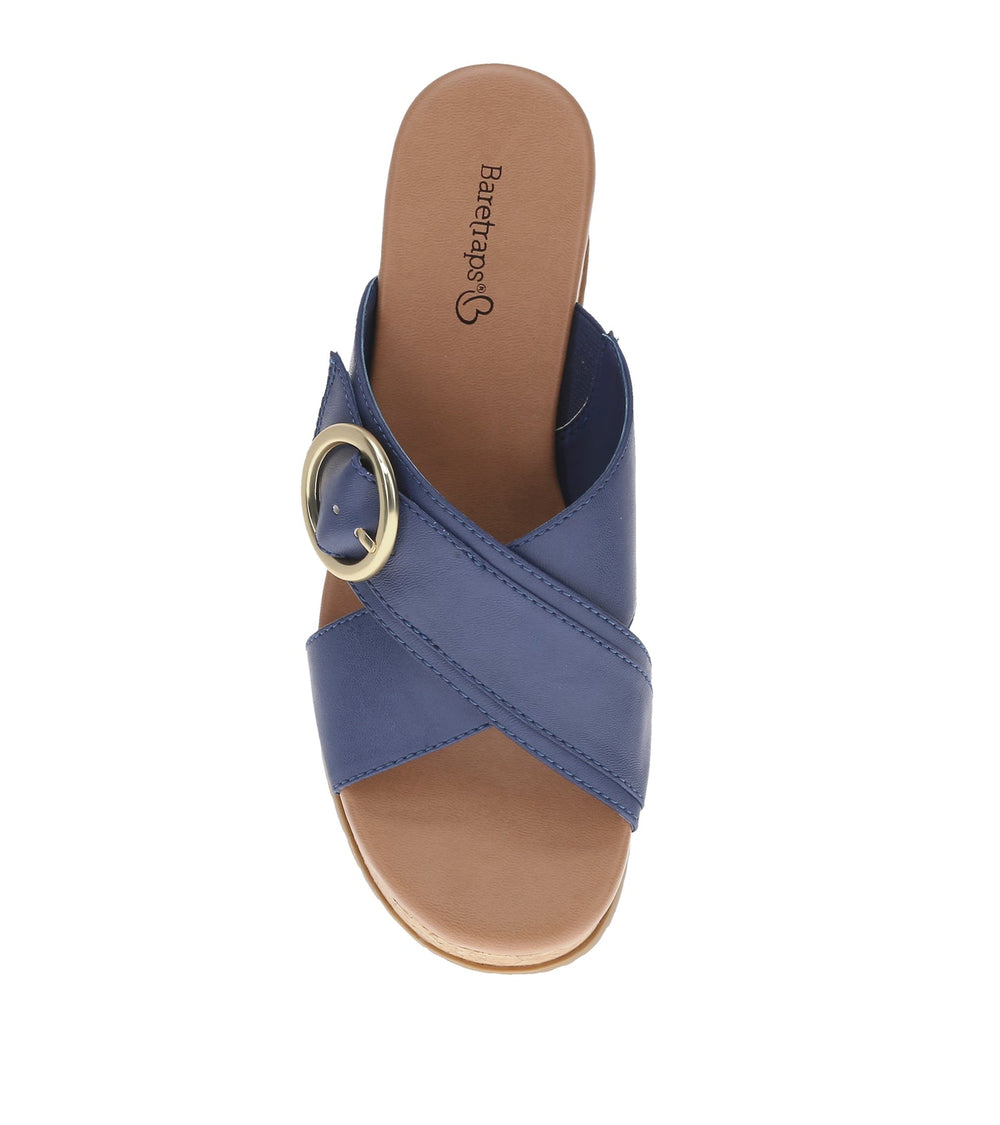 Sydney Wedge Sandal Navy - Women