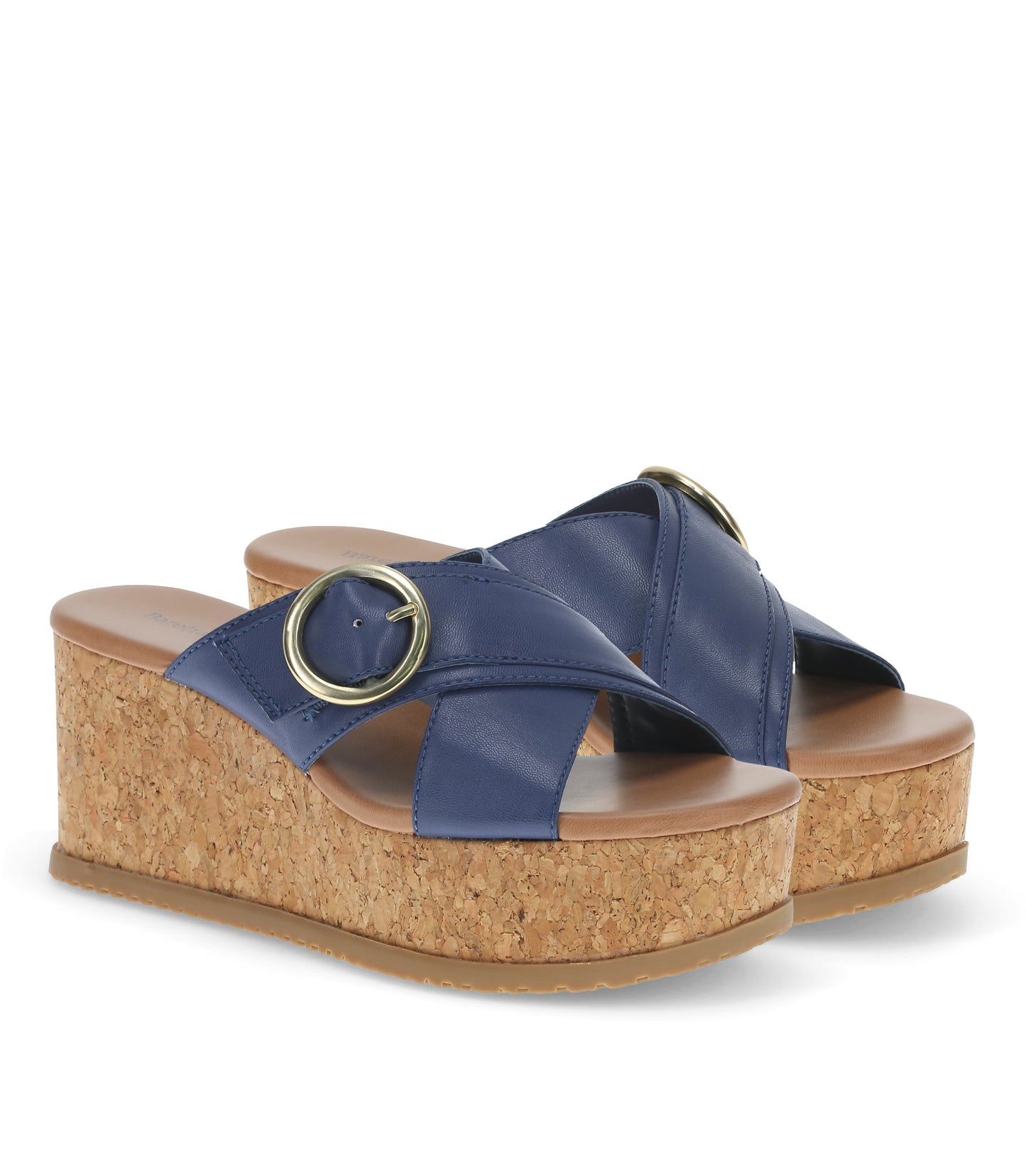 Sydney Wedge Sandal Navy - Women