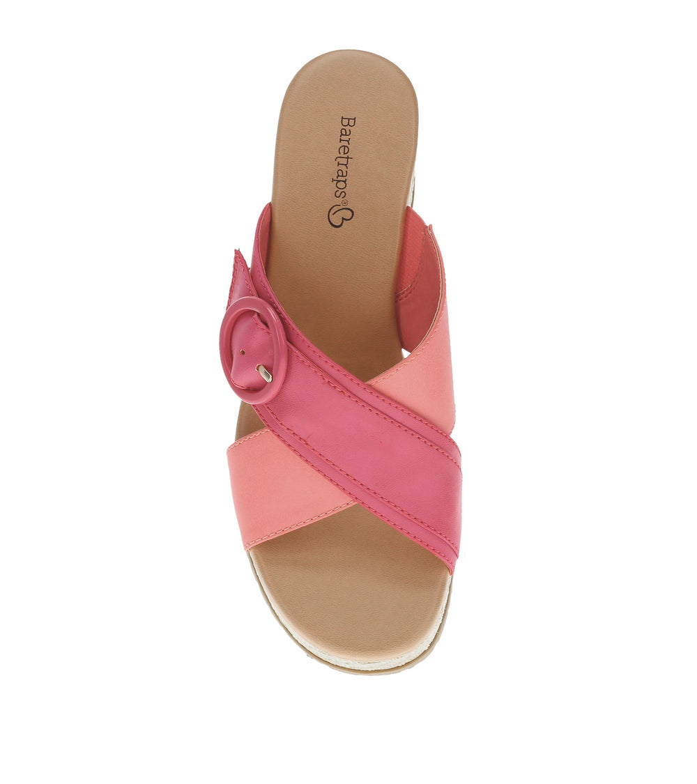 Sydney Wedge Sandal Pink Punch - Women
