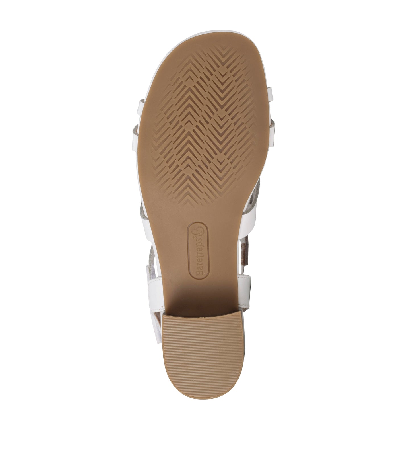 Velvet Block Heel Sandal White - Women
