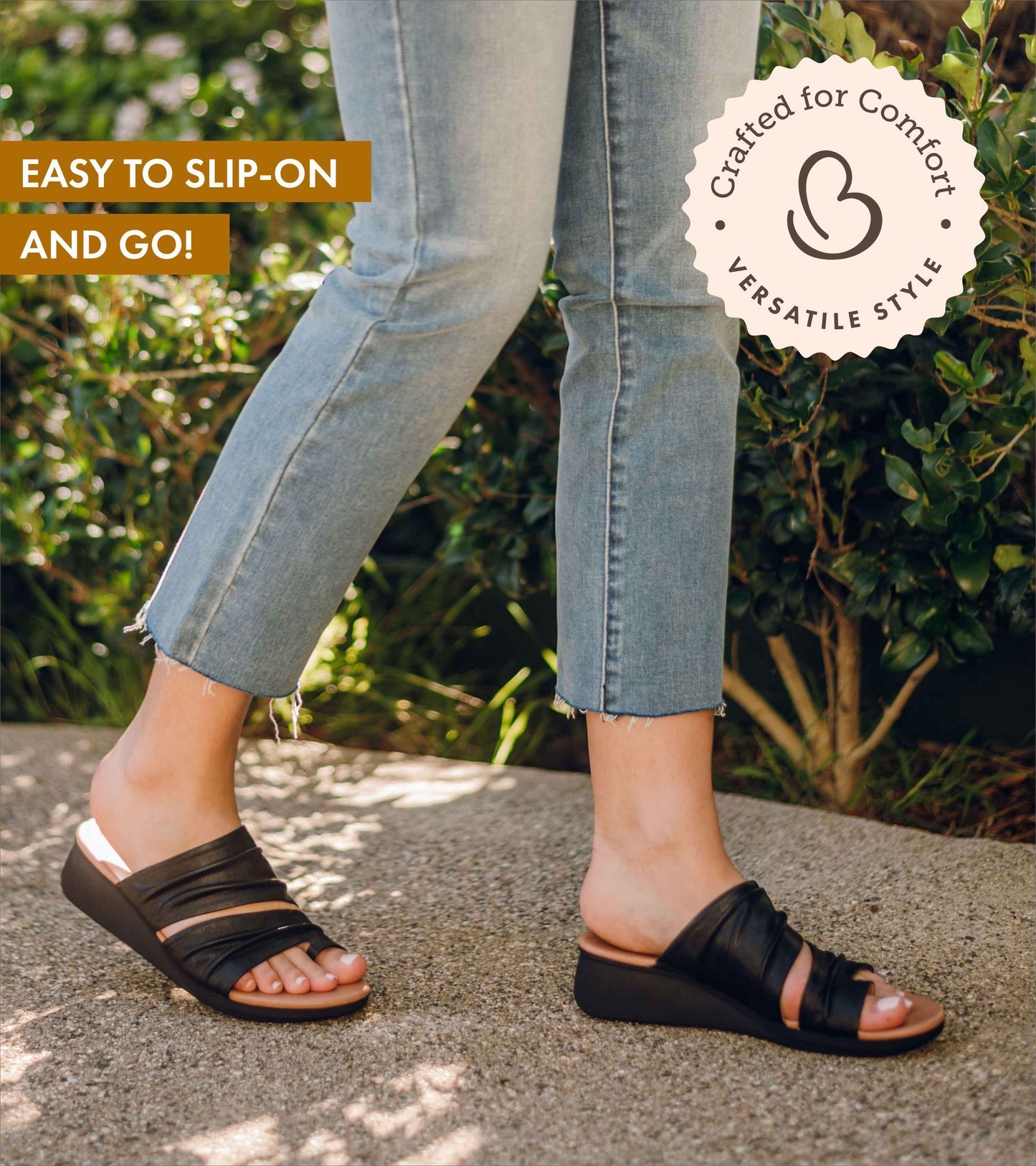Venus Slide Sandal Black - Women