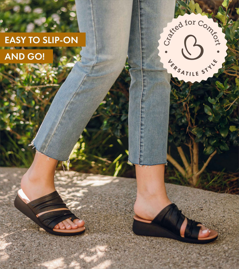 Venus Slide Sandal Black - Women