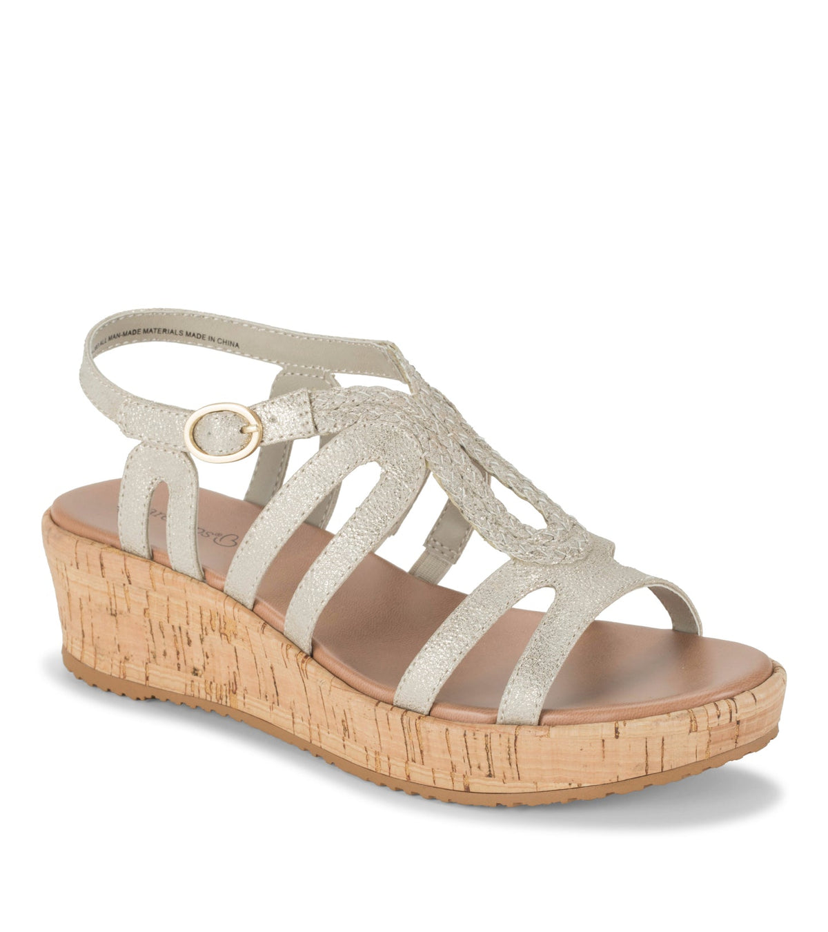 Wilma Wedge Sandal Champagne - Women