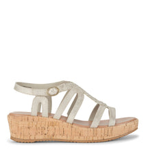 Wilma Wedge Sandal Champagne - Women