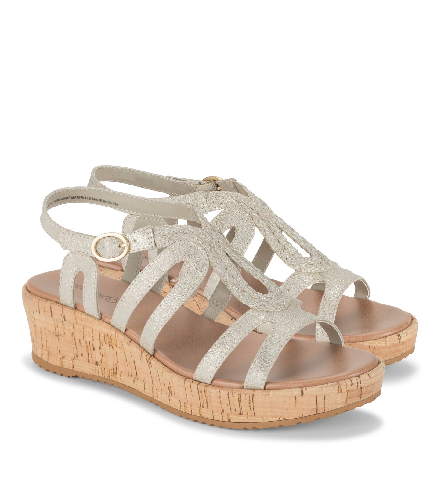 Wilma Wedge Sandal Champagne - Women