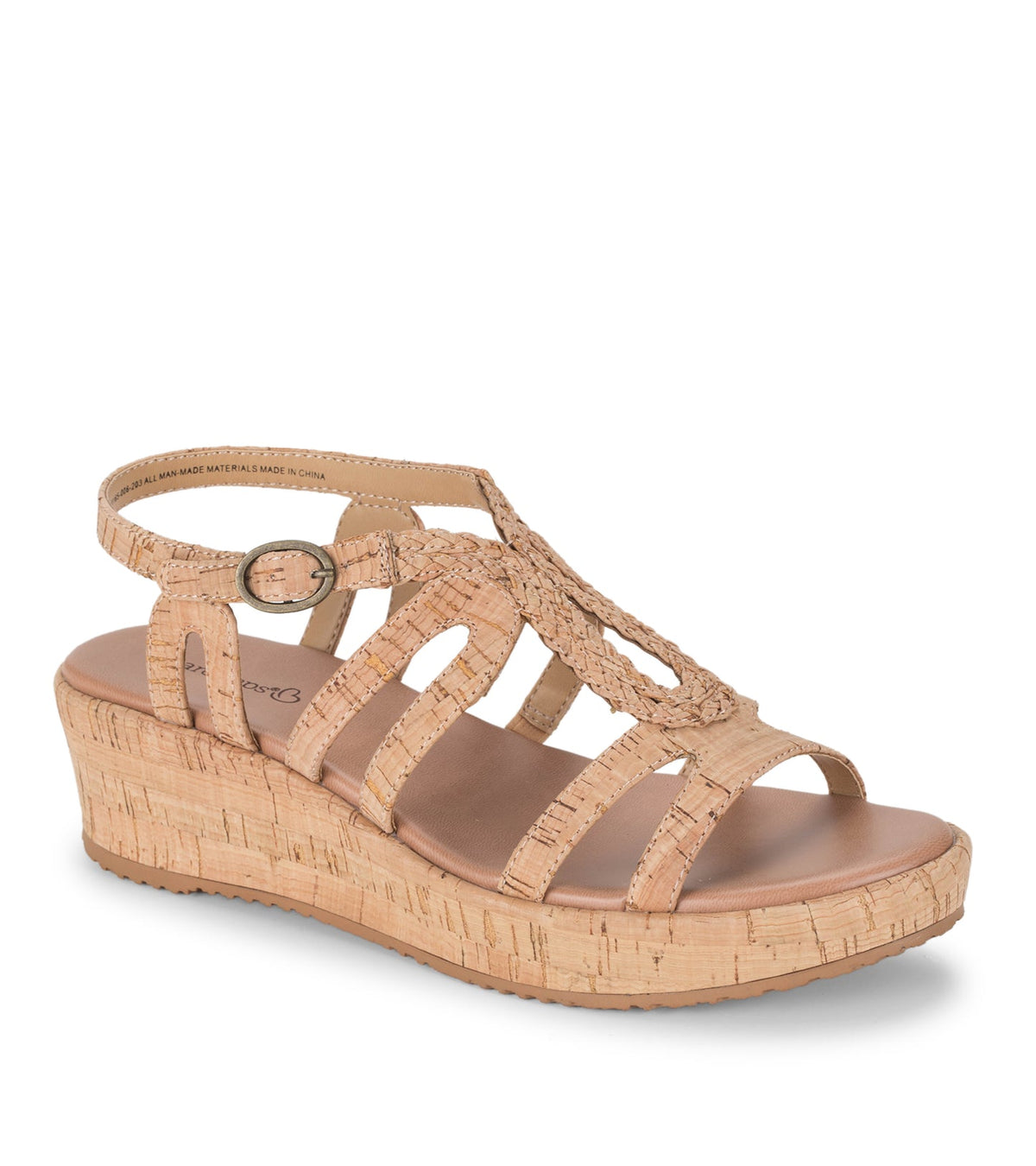 Wilma Wedge Sandal Natural Cork - Women