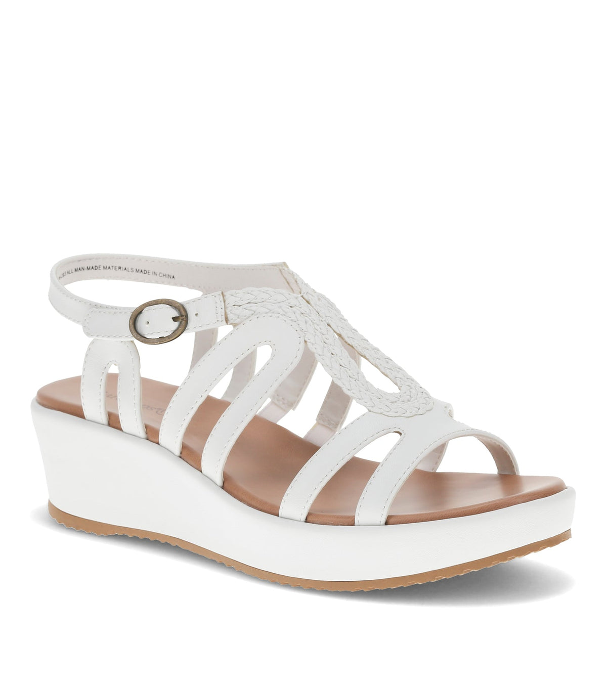 Wilma Wedge Sandal White - Women