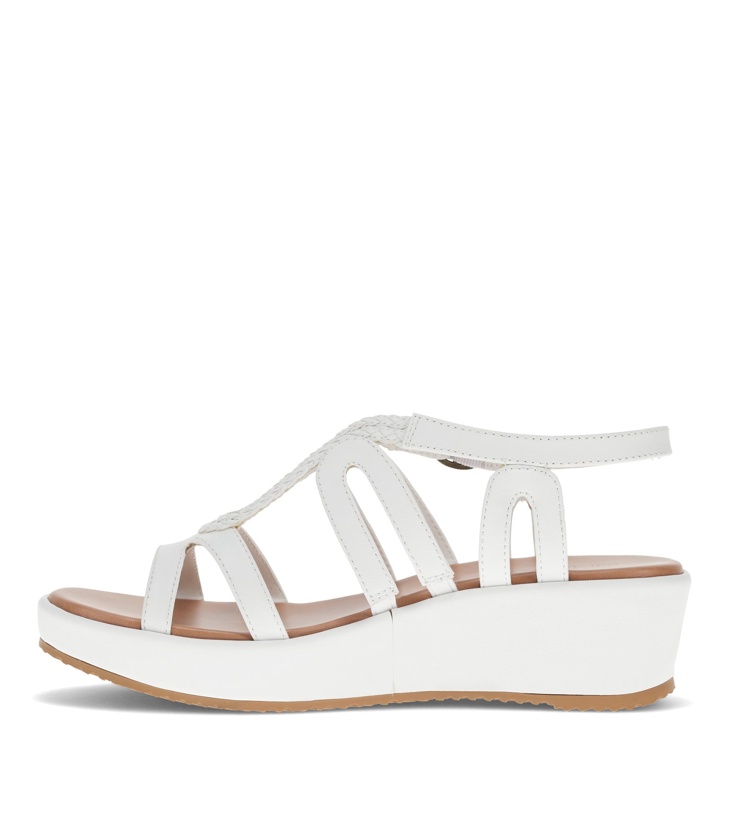 Wilma Wedge Sandal White - Women