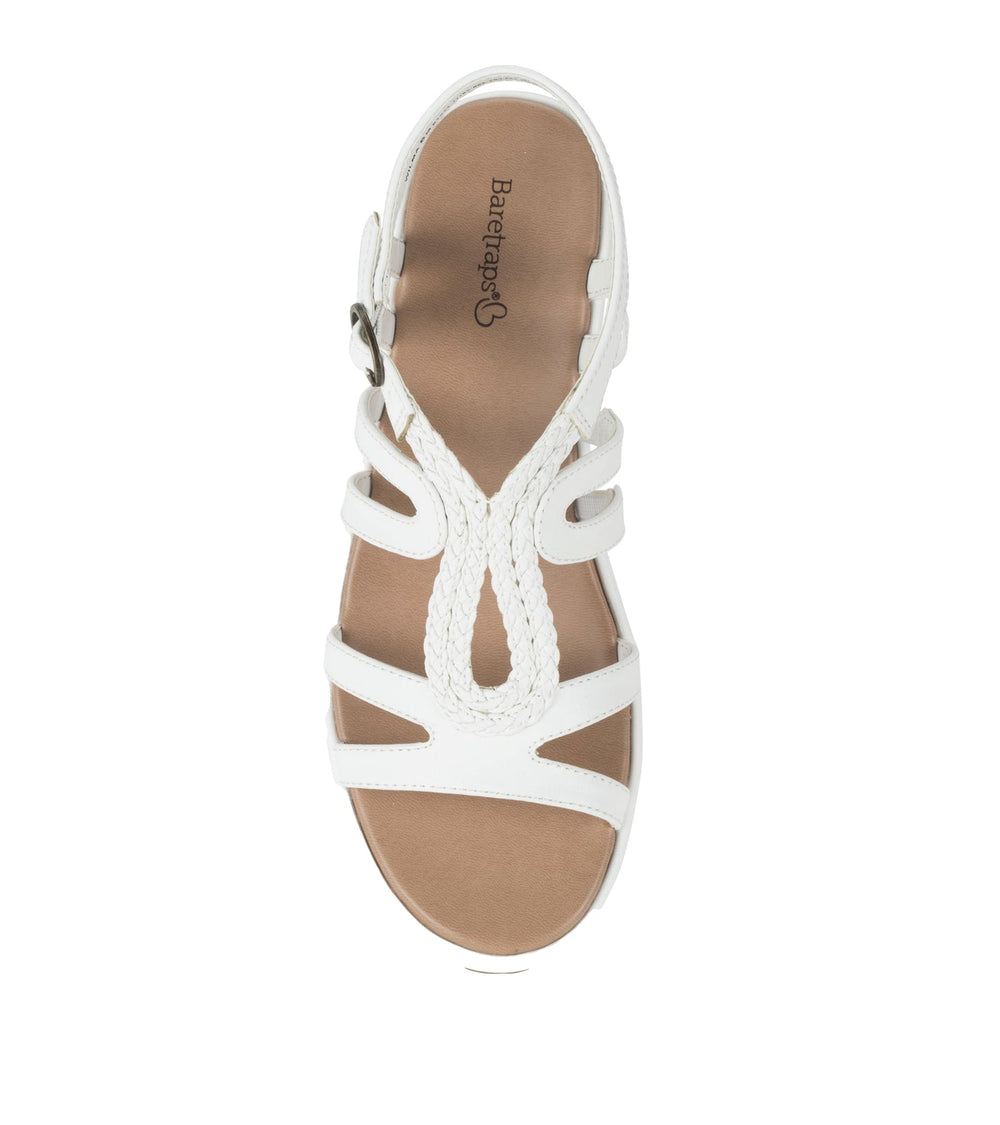 Wilma Wedge Sandal White - Women