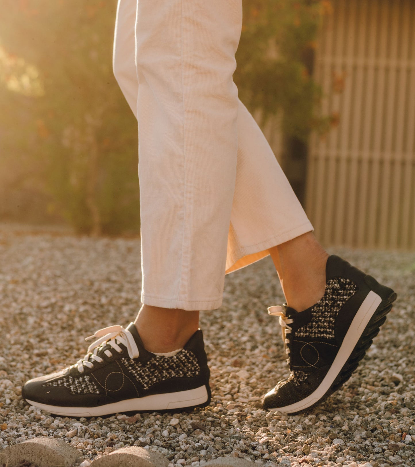 Gwenda Lace Up Sneaker Black Multi - Women
