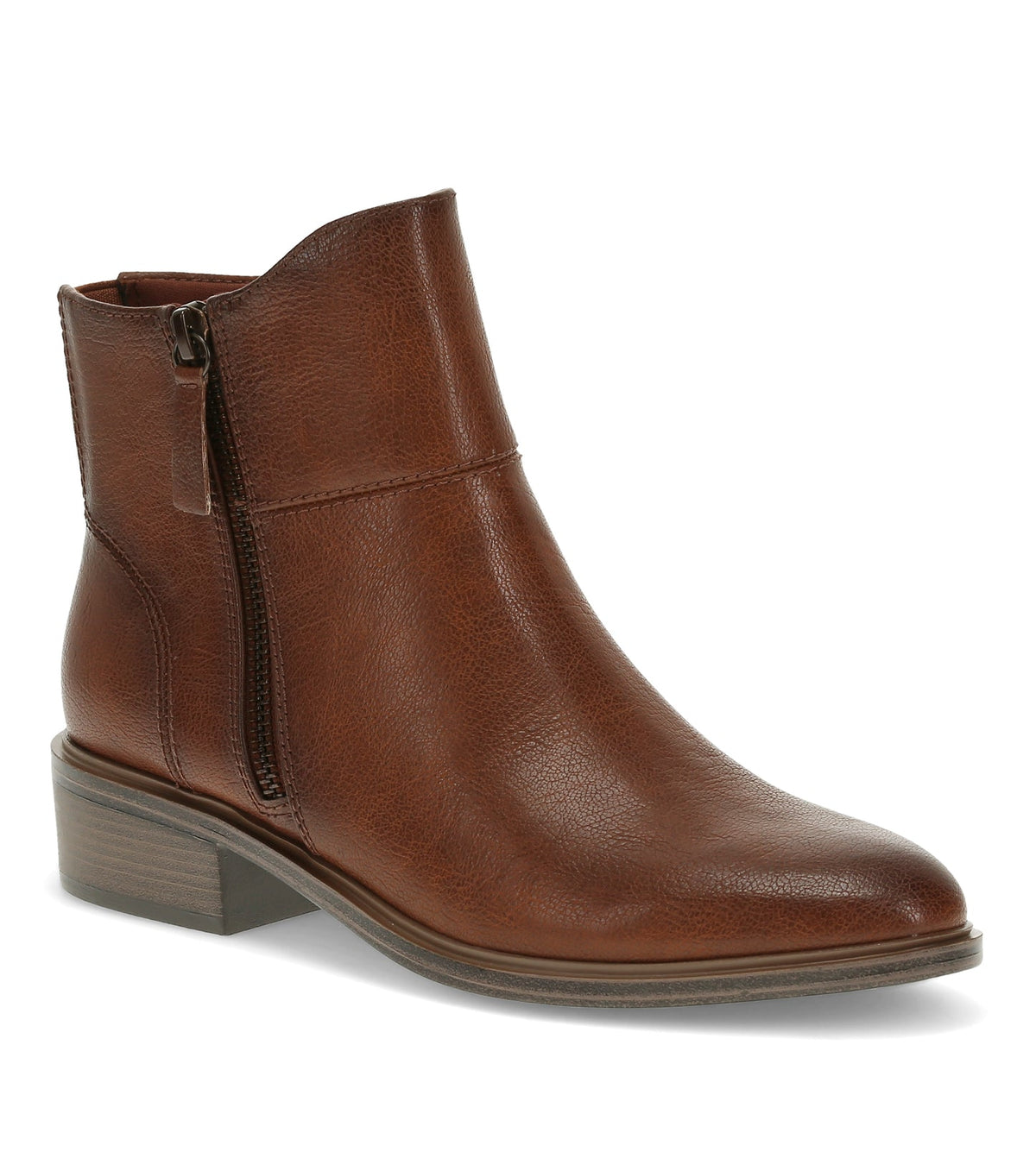 Alona Block Heel Bootie Cognac - Women