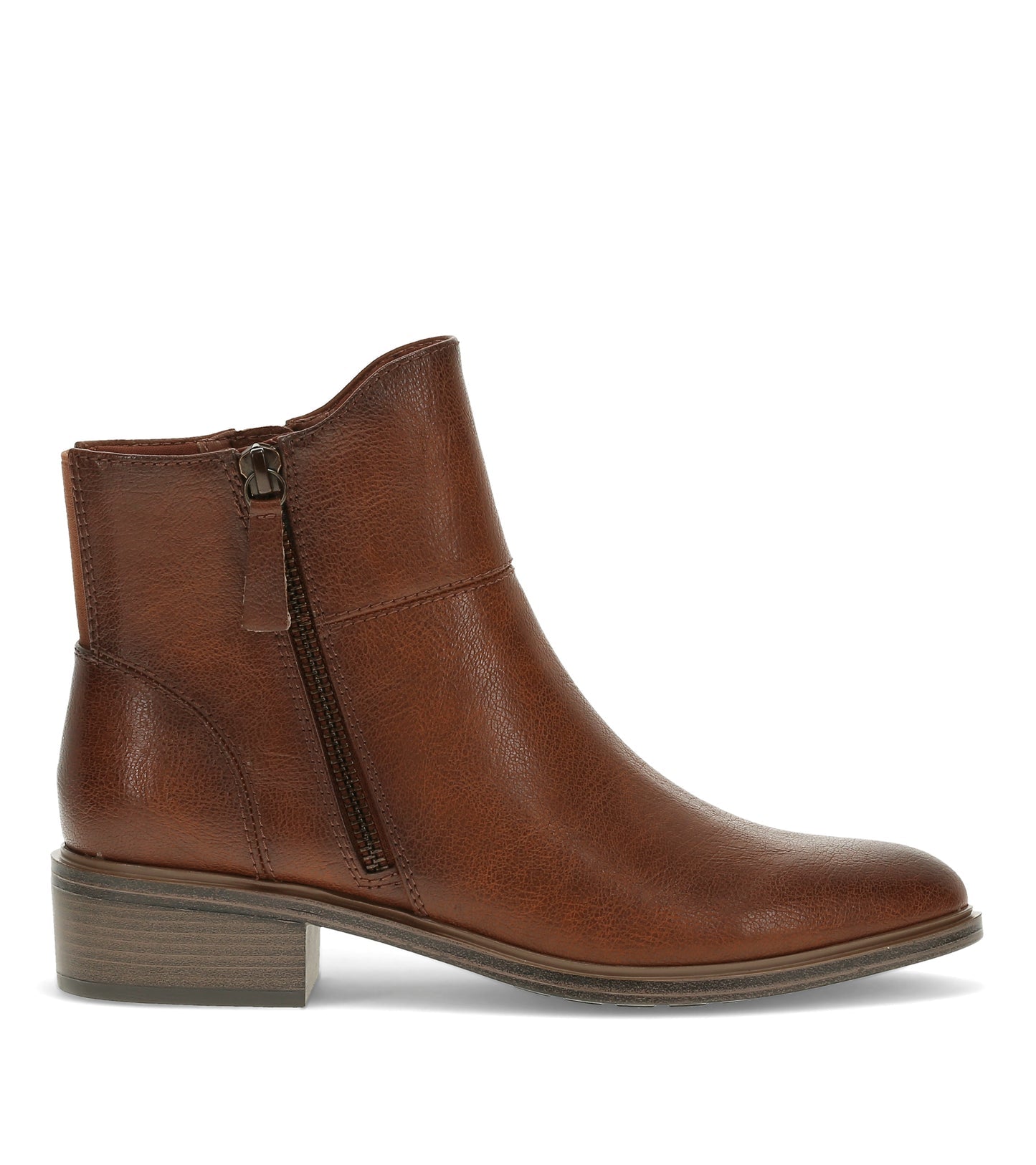 Alona Block Heel Bootie Cognac - Women