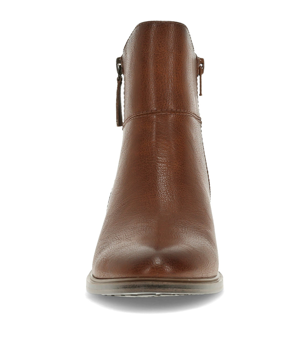 Alona Block Heel Bootie Cognac - Women