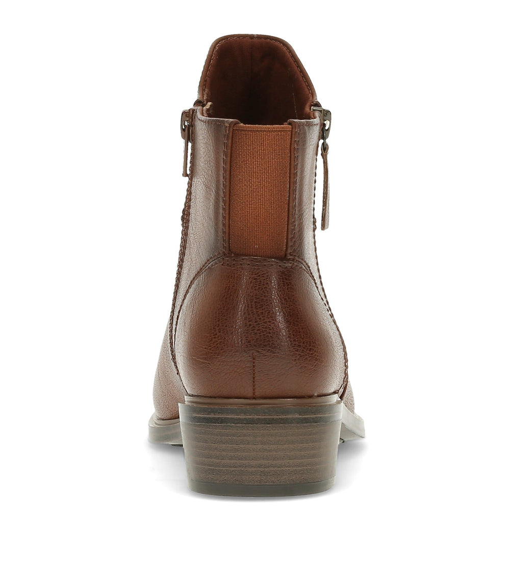 Alona Block Heel Bootie Cognac - Women