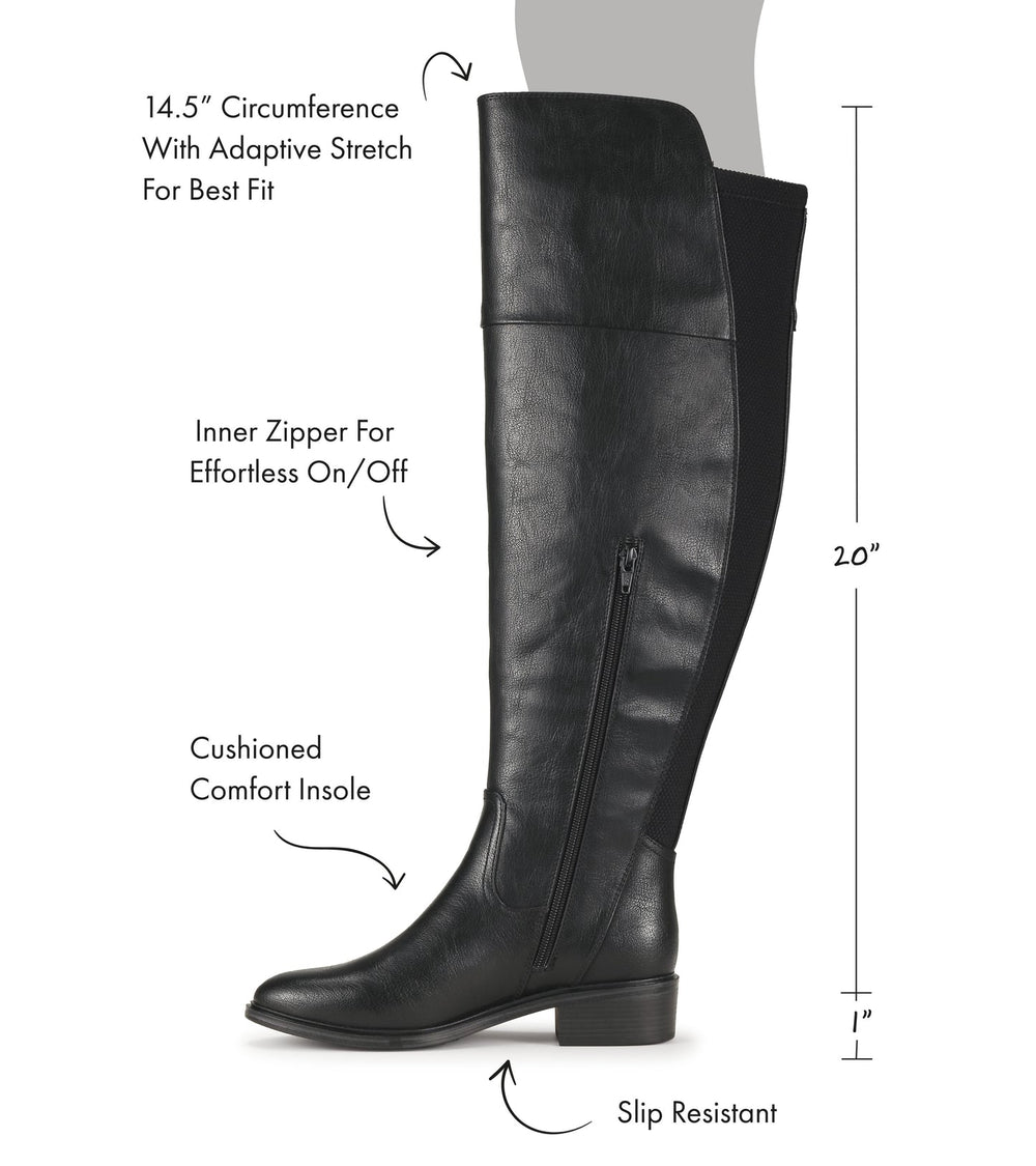 Anika Tall Boot Black - Women